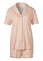 s.Oliver RED LABEL Beachwear Shortama met knoopsluiting en borstzak (2-delig)
