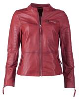 JCC Outdoorjacke »DI-002« Lederjacke im trendigem Bikerstil