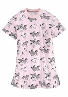 Petite fleur Nachthemd met all-over paarden-print