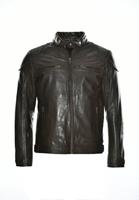 Lederjacke »31020350« Lederjacke mit kurzem Stehkragen