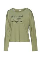 Lascana Sweatshirt met statement-print