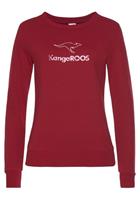 Kangaroos Sweatshirt mit Kontrastfarbenem Logodruck