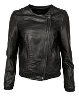 JCC Lederjacke »31019225_1« Lederjacke mit Rundhalsausschnitt