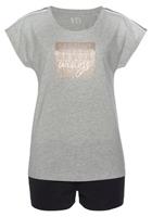 Vivance Dreams Shortama met folieprint (2-delig, 1 stuk)