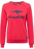 KangaROOS Sweatshirt Lange mouwen, figuurvolgende snit, met print, ronde hals
