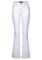 Arizona Bootcut jeans Shaping elastische pasvorm, bootcut-pasvorm, used-wassing, hoge taille
