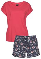 Vivance Dreams Shortama met gedessineerde pyjamashort (2-delig, 1 stuk)