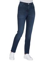 High waist jeans in dark-blue van heine