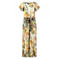 Like Flo-collectie Jumpsuit chiffon met riem (leaf)