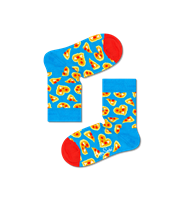 Happy Socks Kids Pizza Love Sokken, Blauw