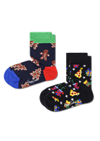 Happy Socks Gingerbread & Gifts Socks 2-pack