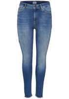 Only Ankle-Jeans "BLUSH", ausgefranste Säume