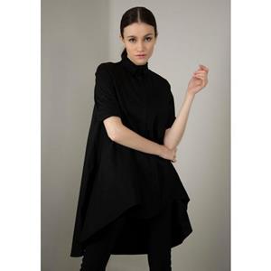 IMPERIAL Klassieke blouse IMP-C ED3ABF klokkend, lang model