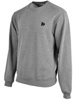 Donnay Donnay Heren - Fleece Crew Sweater Dean - Zilvergrijs