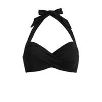 Seafolly - Women's Collective Twist Soft Cup Halter - Bikinitop, zwart