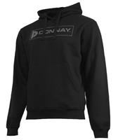 Donnay hoodie David heren polykatoen zwart 