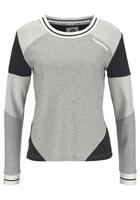 KangaROOS Sweatshirt Lange mouwen, figuurvolgende pasvorm, colourblocking, van katoen