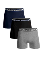 Muchachomalo boxershorts Solid 3-pack 