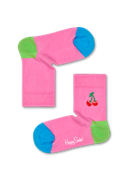 Happy Socks Kids Cherry Embroidery Sock
