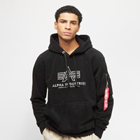 AlphaIndustriesBluseBasicHoodyPolarFleeceBLACK–
