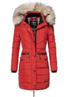 Navahoo Steppmantel "Paula", stylischer Winter Parka m. edlem Fellimitat