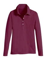 Your Look... for less! Dames Poloshirt bordeaux Größe