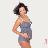 petitamour Petit Amour PositieBadpak / Zwangerschapsbadpak Antonie Grey