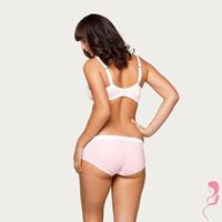 cakelingerie Cake Lingerie Slip Rose Mousse met Speelse Polkdots
