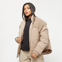 urbanclassics Urban Classics Frauen Winterjacke Ladies Oversized Diamond Quilt in beige