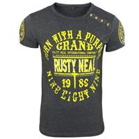 Rusty Neal T-Shirt mit Label-Print