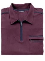 Catamaran Heren Poloshirt met korte mouwen aubergine GrÃ¶ÃŸe