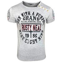 Rusty Neal T-Shirt mit Label-Print