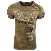 Rusty Neal T-Shirt mit Allover-Print