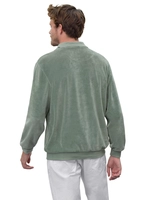 Catamaran Heren Sweatshirt rietgroen Größe