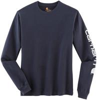 Carhartt - Sleeve Logo L/S - Longsleeve, blauw