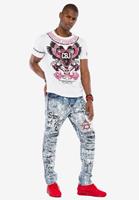 Cipo & Baxx Slim-fit-Jeans im coolen Destroyed-Look n Straight Fit