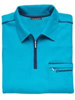 Catamaran Heren Poloshirt met korte mouwen turquoise GrÃ¶ÃŸe