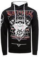 Rusty Neal Sweatshirt met rockerprint