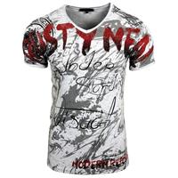 Rusty Neal T-Shirt mit extravagantem Front-Druck