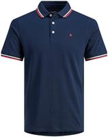 Jack & jones Regular fit poloshirt met labelstitching, model 'PAULOS'