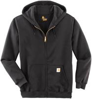 Carhartt Hoodiesoose fit sweater met rits en capuchon voor heren Zwart