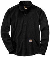 Carhartt Longsleeve - Thermisch shirt met lange mouwen en rits tot halverwege Zwart