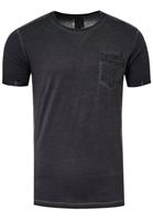 Rusty Neal T-Shirt mit aufgesetzter Brusttasche