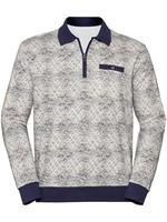 Marco Donati Poloshirt met lange mouwen (1-delig)