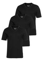 Mans World V-Shirt, (Packung, 3 tlg., 3er-Pack), perfekt als Unterzieh T-shirt