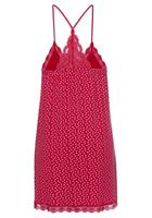 s.Oliver RED LABEL Beachwear Negligé met hartjesprint en kant