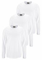 Mans World Langarmshirt, (Packung, 3 tlg., 3er-Pack)