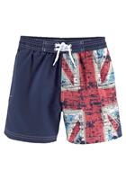 Venice Beach Zwemshort met vlaggen-print