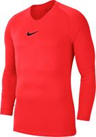 Nike Dri-Fit Park Ondershirt Lange Mouwen Felrood Zwart