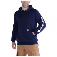 Carhartt - Sleeve Logo Hooded Sweatshirt - Hoodie, blauw/zwart